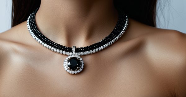 Bijoux noirs : l'élégance intemporelle en argent 925