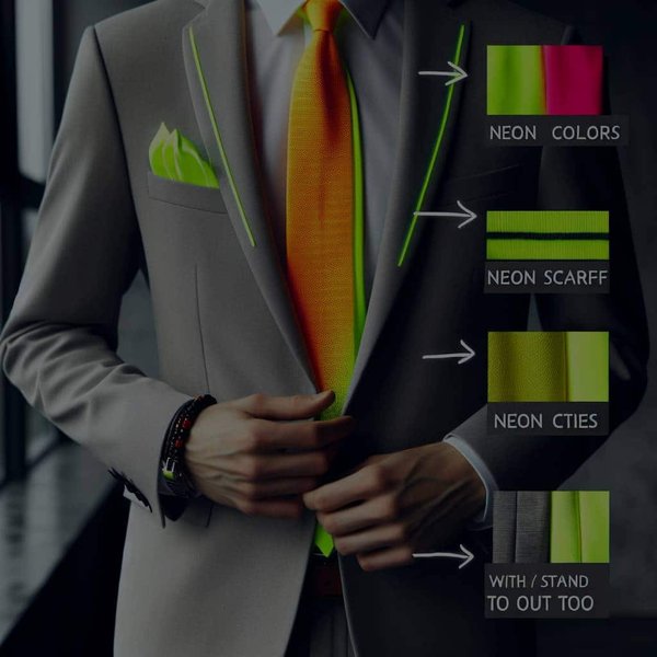 Quelles astuces pour porter des couleurs néon dans une tenue de bureau sans détoner ?